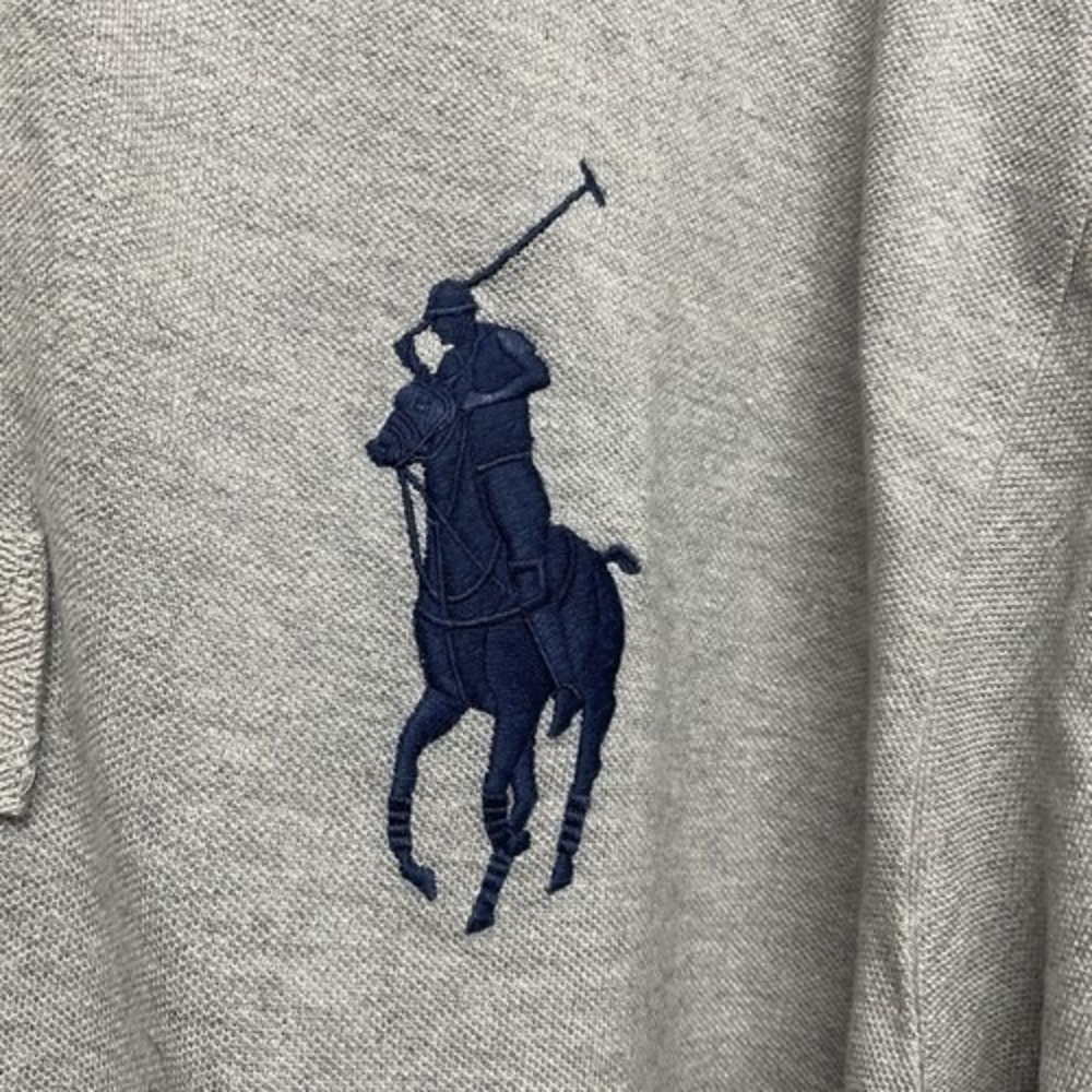 Polo Ralph Lauren Grey Big Pony Logo Short Sleeve Polo Shirt Men 2XB Sri Lanka - Picture 5 of 8